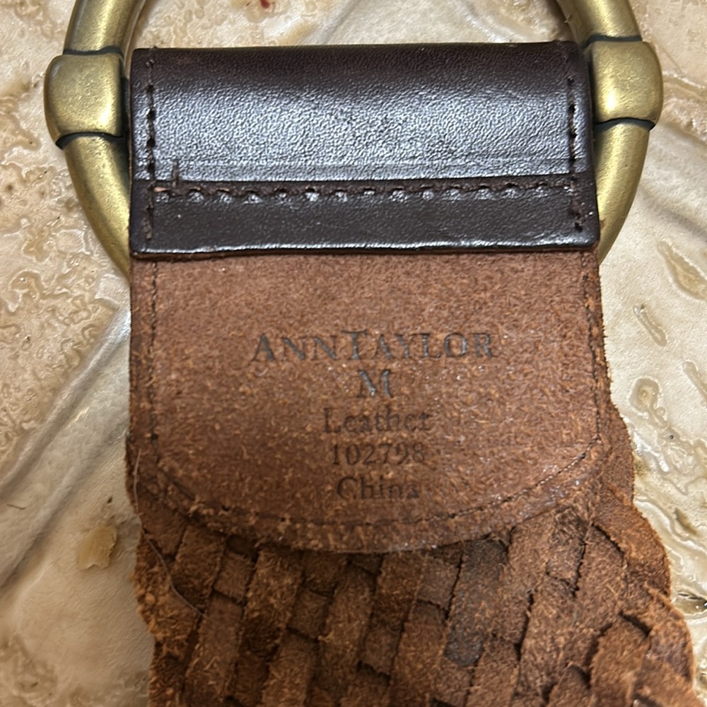 Ann Taylor Woven Leather Belt - Picture 4 of 6